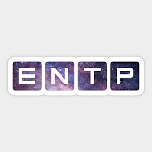 ENTP Galaxy Blocks Sticker